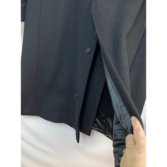 Wm. H. Bellis Co. Size Small Wool Naval Issue Long Sleeve Full Length Pea Coat - Picture 7 of 9